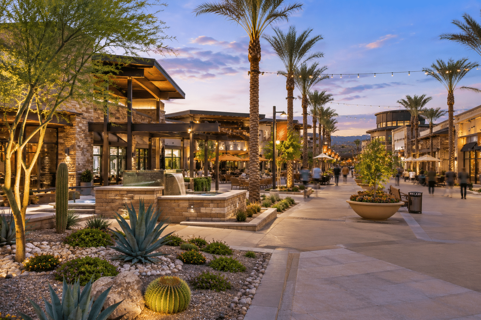 Desert Ridge Marketplace outdoor shopping near Sky Crossing Phoenix AZ